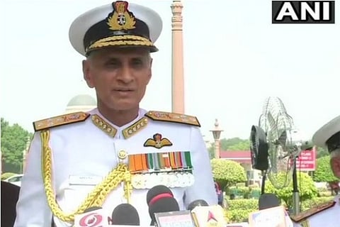 Source: ANI; Indian Navy Chief Admiral Karambir Singh