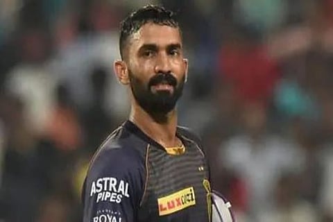 Rohit Sharma hit his first T20 50 with my bat: Karthik