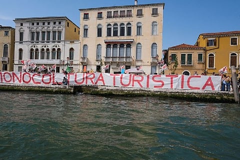 First post-COVID cruise ship leaves Venice amid protest