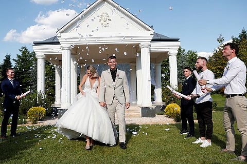 As Hungary lifts restrictions, couples can wed at last