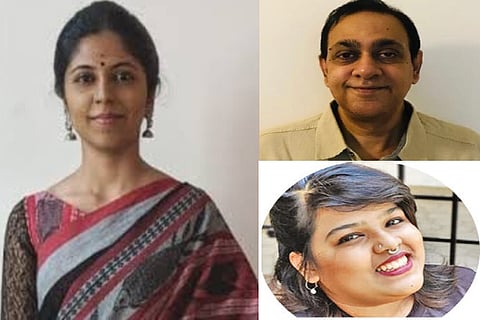 From Clockwise: Vidya Dinakaran, L Ramakrishnan, Shanmathi