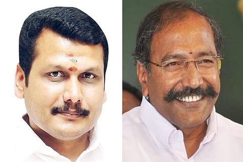 State Electricity Minister V Senthilbalaji; P Thangamani