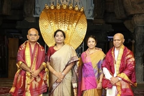 TTD EO Jawahar Reddy takes oath as specified authority chairman