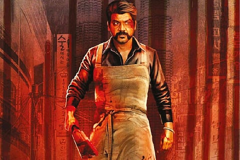 First look poster of 'Adhigaaram'