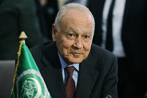 Arab League chief Aboul Gheit. Image Courtesy: Reuters