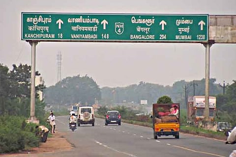 Villagers along Chennai-B’luru NH demand subway or FOB