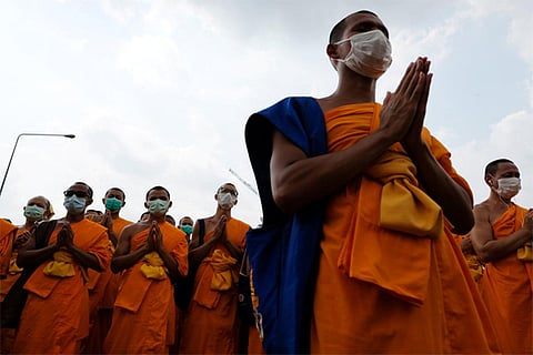 Representative Image:Over 150 Monks test positive for Covid-19 in Dharamsala