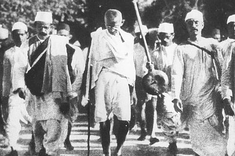 File photo: Mahatma Gandhi had visited the Patna Medical College and Hospital before Independence
