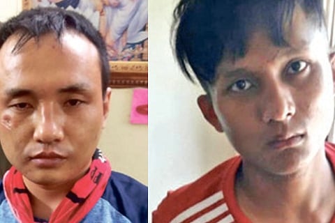 Remlalnghaka and Johny (below).