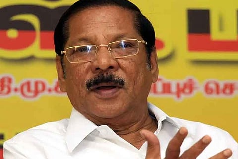 File photo: DMK MP RS Bharathi
