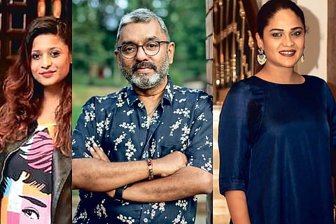 Prajanya Anand, Sunil Menon and Priya Manikandan.