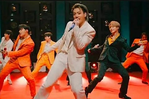 BTS lit up the Grammys stage with 'Dynamite'