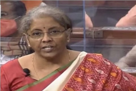 File photo: Finance Minister Nirmala Sitharaman
