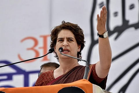 Priyanka Gandhi takes dig at BJP leaders over 'ripped jeans' remark