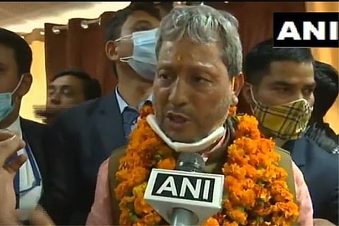 Tirath Singh Rawat. Image Courtesy: ANI