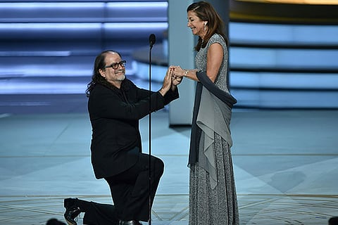 Glenn Weiss with now fiance Jan Svendsen