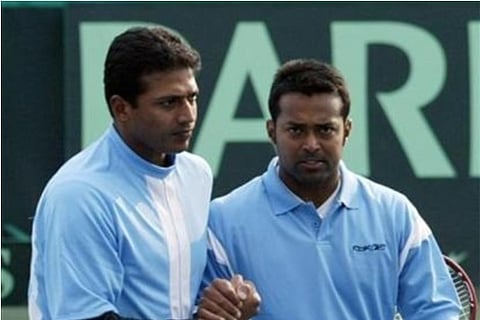 File photo: Reuters; Paes and Bhupathi