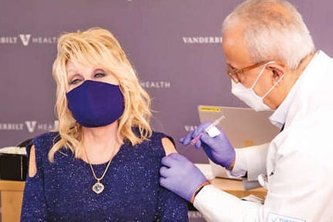 Fringe Benefits: Do celeb endorsements of COVID vaccines help?