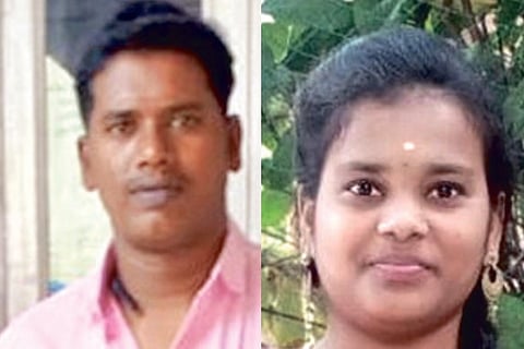 Arun Kumar (left) and Dhanalakshmi