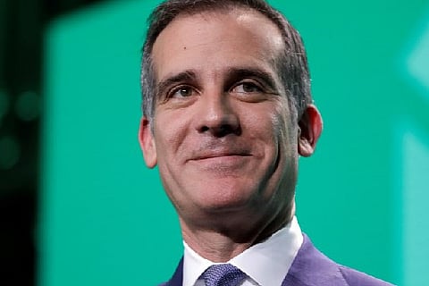Eric Garcetti. Image Courtesy: Reuters