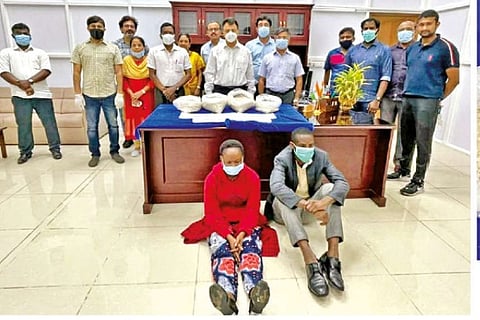 One of the biggest hauls: 2 Tanzanians arrested with 15.6 kg heroin worth Rs 100 cr