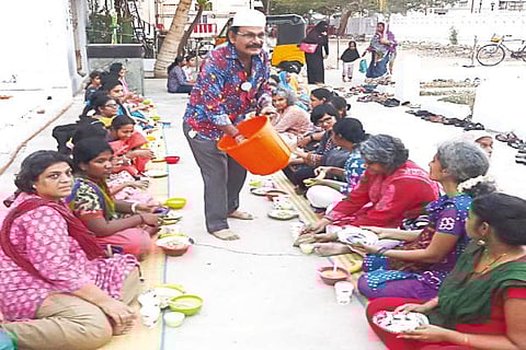 Picture from the Ramzan heritage walk organised earlier