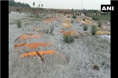 Bodies found buried in sand near Ganga in UP's Unnao