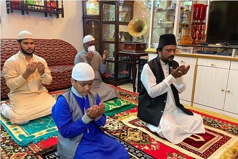 People celebrate Eid-ul-Fitr, offer namaz at home