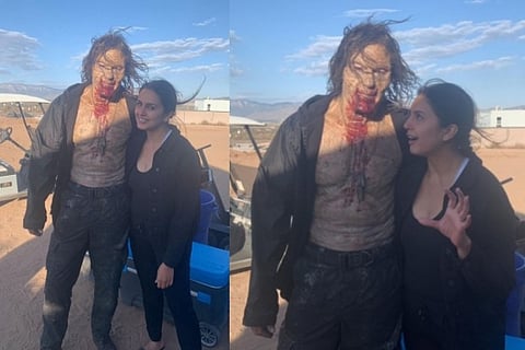 Huma Qureshi shares funny stills from 'Army Of The Dead' set