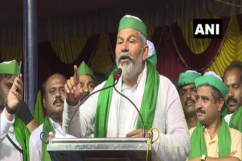 File photo: BKU leader Rakesh Tikait