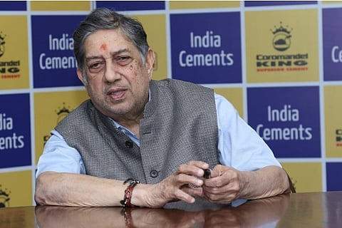 N Srinivasan has been reappointed as MD, India Cements, for 5 years with effect from May 26