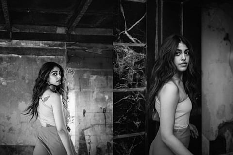 Alaya F sprinkles monochrome magic with new photo-op