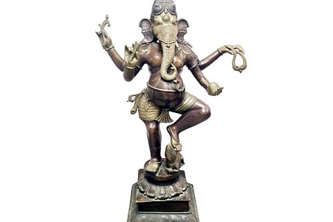 Customs seizes over 400-year-old brass idol of Lord Ganapati to be sent abroad