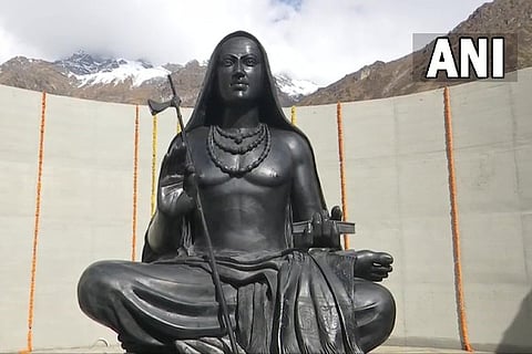 Grand statue of Adiguru Shankaracharya (Source: ANI)