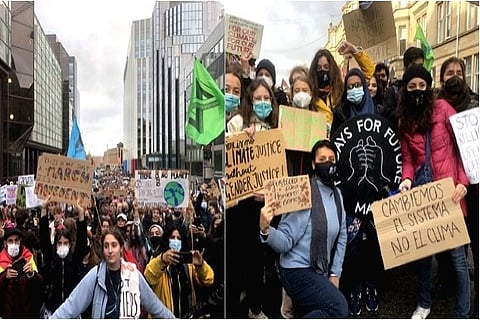 Young climate leaders demand action to prevent catastrophe