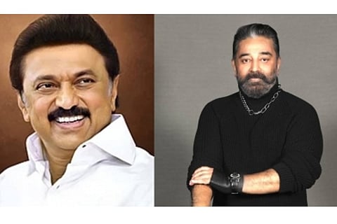 Chief Minister M.K. Stalin and Actor Kamal Haasan(Image Courtesy: IANS)
