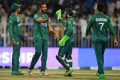 The men in green with five straight wins top the table. Image: Twitter - @T20WorldCup