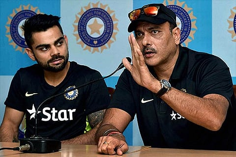 Indian Skipper Virat Kohli and Head Coach Ravi Shastri (File Photo)