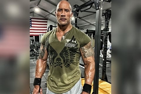 Actor Dwayne Johnson (Image Courtesy: IANS)