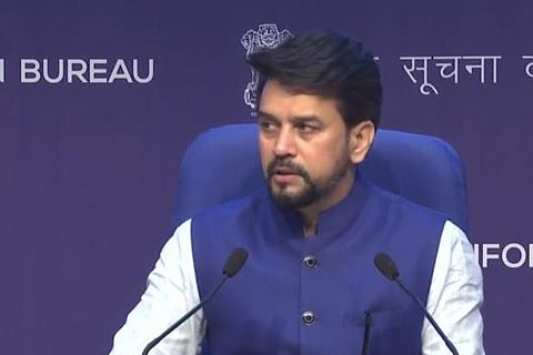 Information and Broadcasting Minister Anurag Thakur (Image credit: ANI)