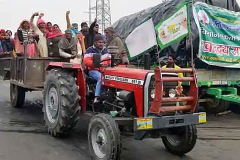 Farmer's Tractor rally on Republic Day in Delhi (File Photo)