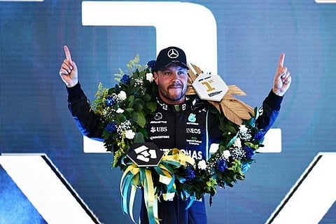 Mercedes driver Valtteri Bottas (Image Courtesy: ANI)