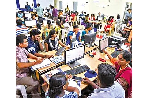 Students during counselling in Tamil Nadu (file photo)