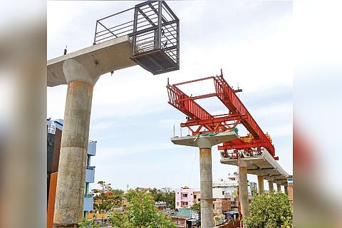 Construction work on progress