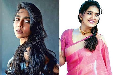 Aishwarya Lekshmi (right) and Vani Bhojan (left)