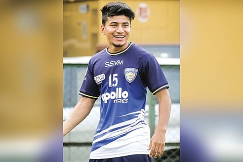 Central midfielder Anirudh Thapa (Image credit: Chennaiyin FC)