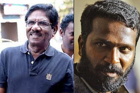 Filmmakers Bharathiraja and Vetrimaaran