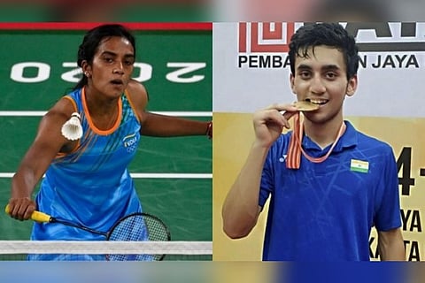 PV Sindhu and Lakshya Sen (Image source: PTI)