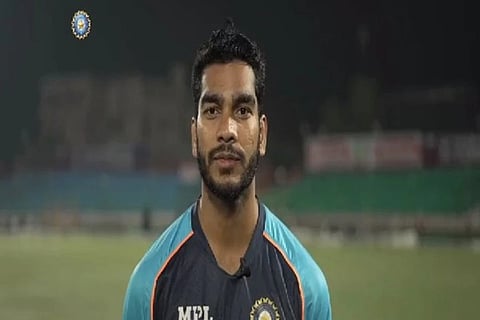 All-rounder Venkatesh Iyer (Image Courtesy: ANI)