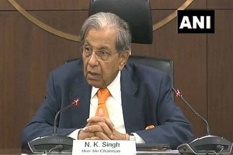 Finance Commission chairman N K Singh